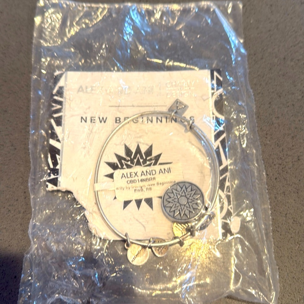 New in bag. New beginnings bracelet alex and ani